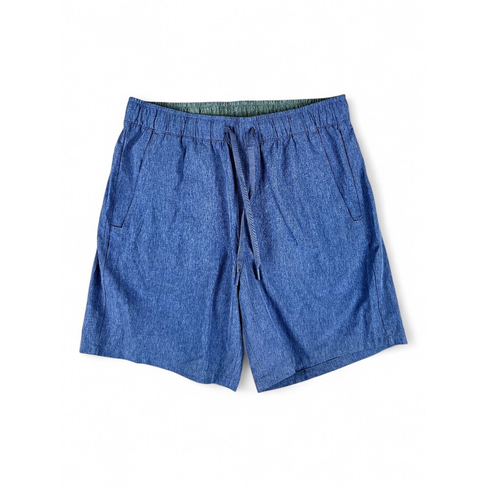 Eddie Bauer Men's Swim Trunks Blue Drawstring Size M